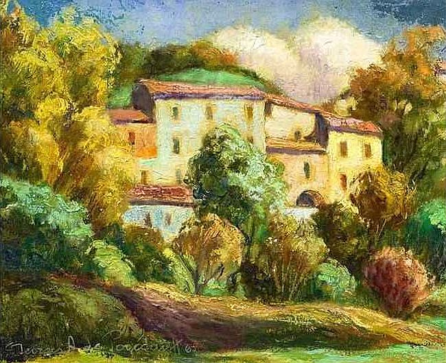 La mont&eacute;e &agrave;  M&eacute;nerbes par Georges Pogedaieff