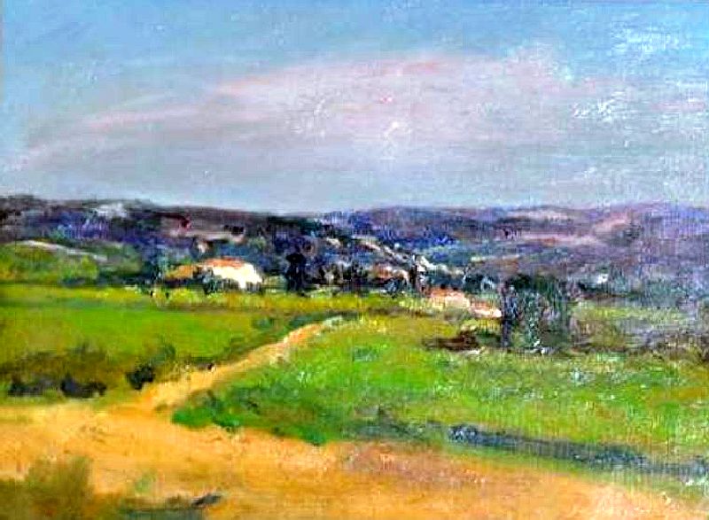 Paysage du Vaucluse par Paul Surtel