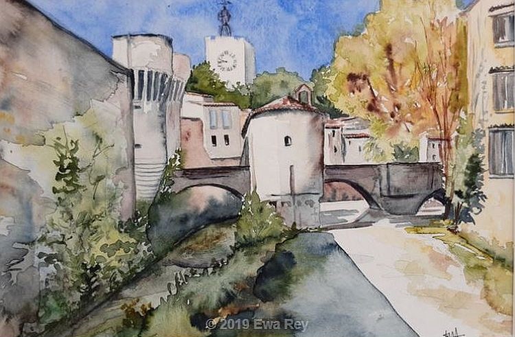 Pernes-les-Fontaines par Eva Rey