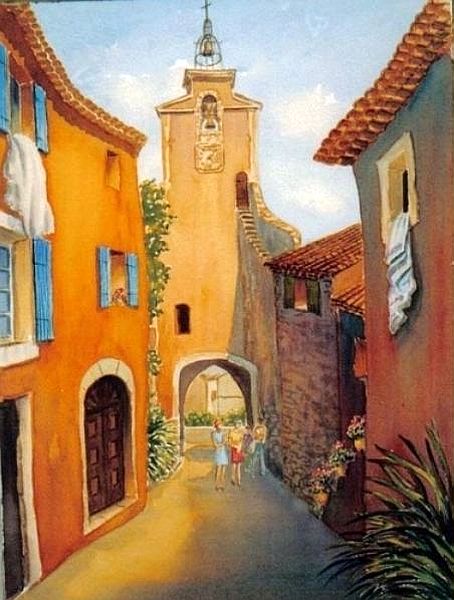 Beffroi de  Roussillon par Eleanor Ludgate