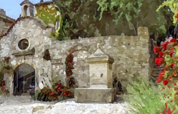 FOntaine place de l'Orme &agrave; Vaison-la-Romaine par Laura Voolu