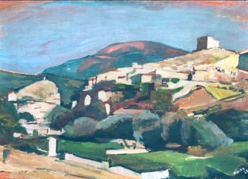 Paysage de Vaison-la-Romaine  par  Georges Kars