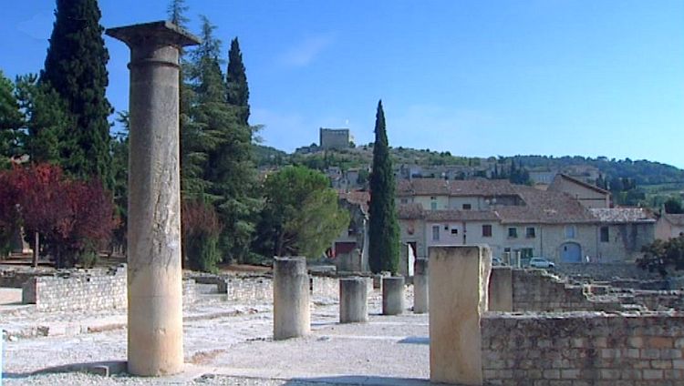 Vestiges des thermes romain de Vaison-la-Romaine