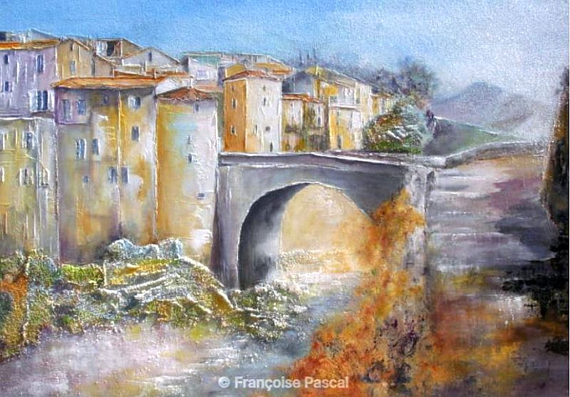 Vaison-la-Romaine  au mois d'ao&ucirc;t par  Fran&ccedil;oise Pascal