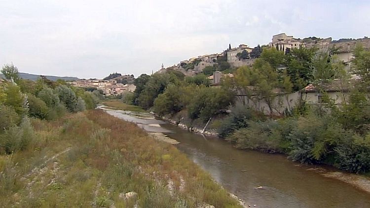 l'Ouv&egrave;ze et la ville haute de Vaison-la-Romaine