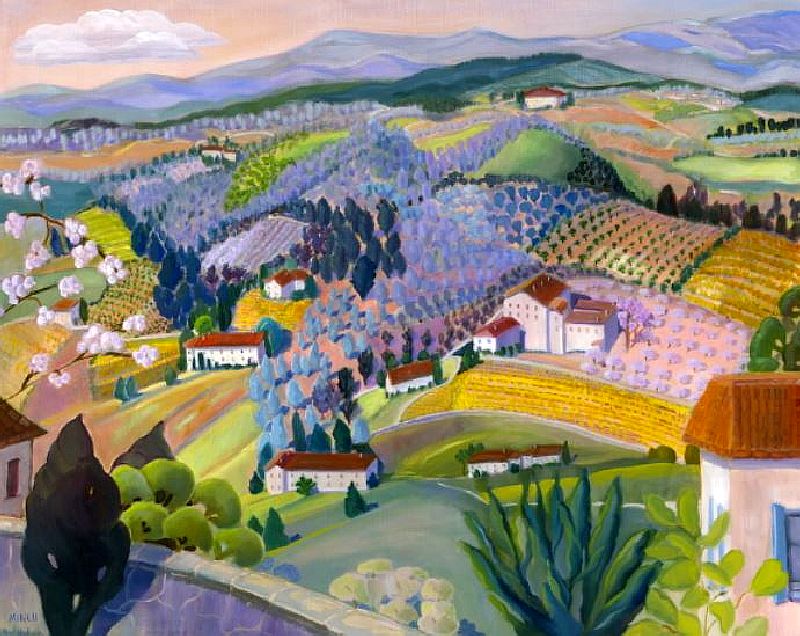 View from Venasque by Bonnie Mincu