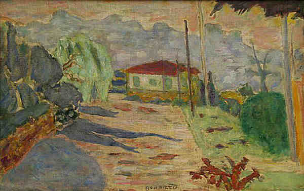 Le Cannet, la route rose par Pierre Bonnard