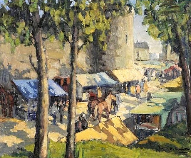 March&eacute; &agrave; Gu&eacute;rande par Jean Prevost