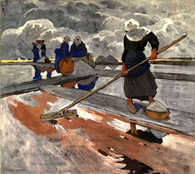 Ramasseuses de sel, Gu&eacute;rande, par Mathurin M&eacute;heut