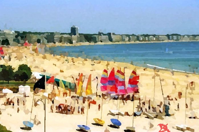 Plage de La Baule par Dan Kopel