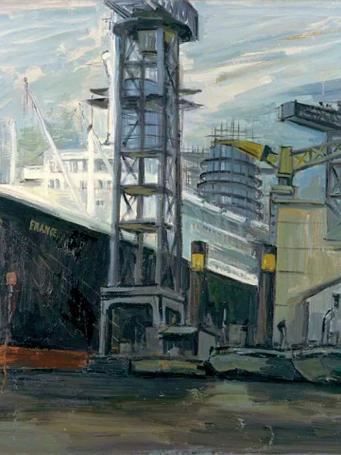 Paquebot France St-Nazaire  Germaine Darbois-Gaudin