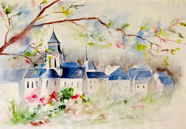 Abbaye de Fontevraud par Martine Saint Ellier