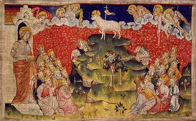 Sc&egrave;ne tapisserie de l'apocalypse