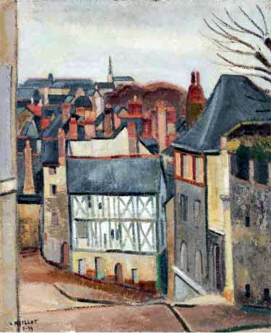 Pont et cath&eacute;drale d'Angers par Jip&eacute;