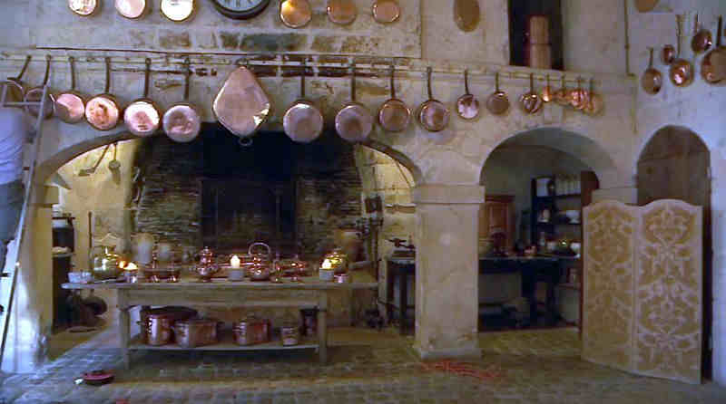 cuisine ch&acirc;teau de Brissac