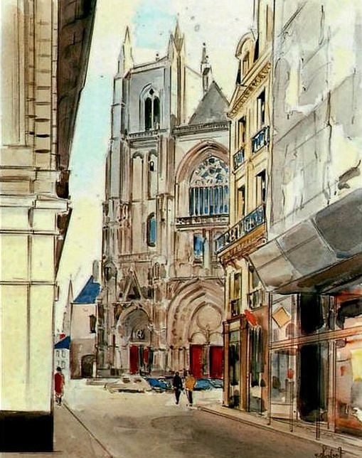 cath&eacute;drale de Nantes par Jean Chabot