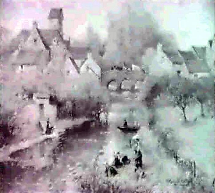 Asni&egrave;re-sur-V&egrave;gre  par Jules Herv&eacute;-Math&eacute;