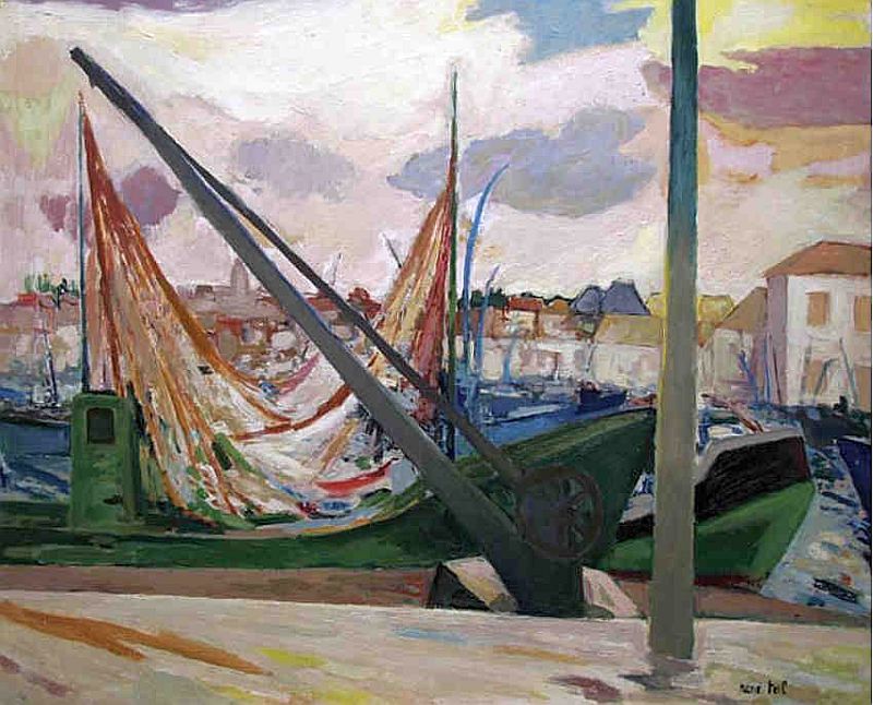 Port Joinville, &icirc;le d'yeu par Ren&eacute; Teil