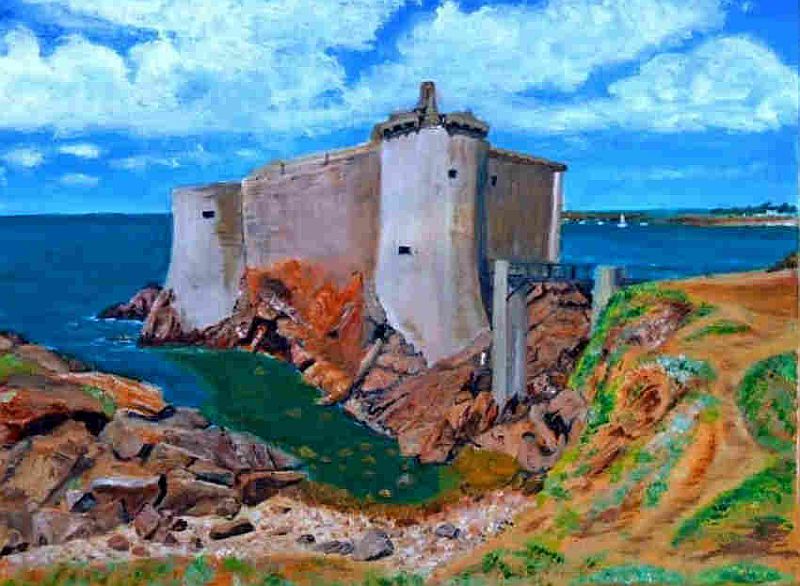 Vieux ch&acirc;teau, &icirc;le d'Yeu par  Jean Parraud