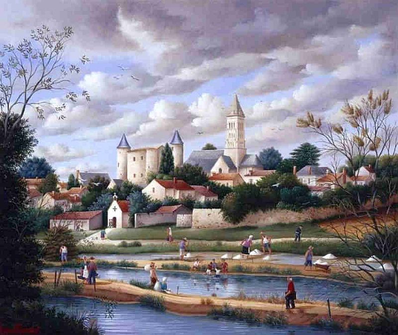 Noirmoutier par  en l'Ile et marais salants par Rapha&euml;l Toussaint