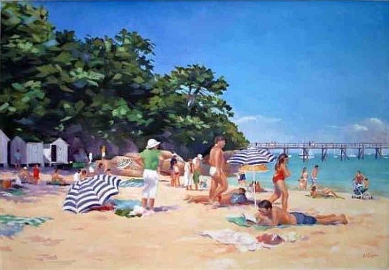 Noirmoutier, passerelle  par  Elisabeth Celton Bazin