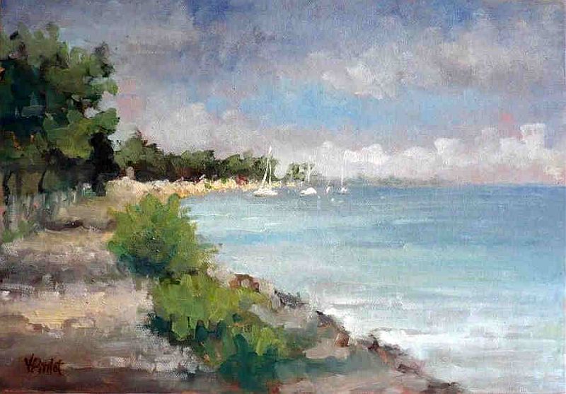 Plge des Sableaux Noirmoutier par  Val&eacute;rie Pirlot