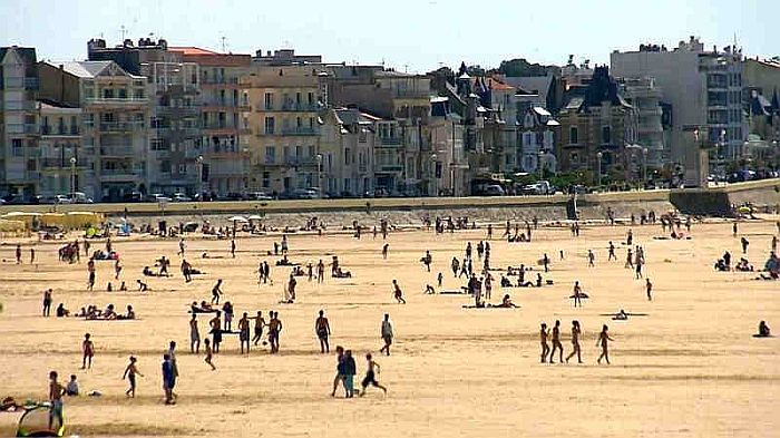 La plage des Sables d'Olonne
