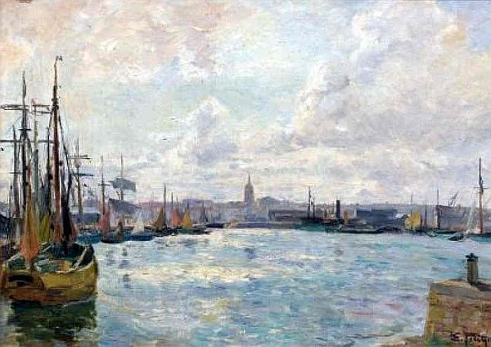 Voiliers les Sables d'Olonne Edmond Marie Petitjean