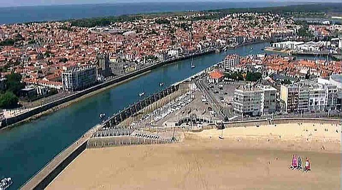 Vue des Sables d'Olonne