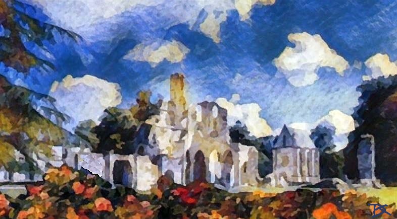 Chaalis l'abbaye aux roses par Dan Kopel