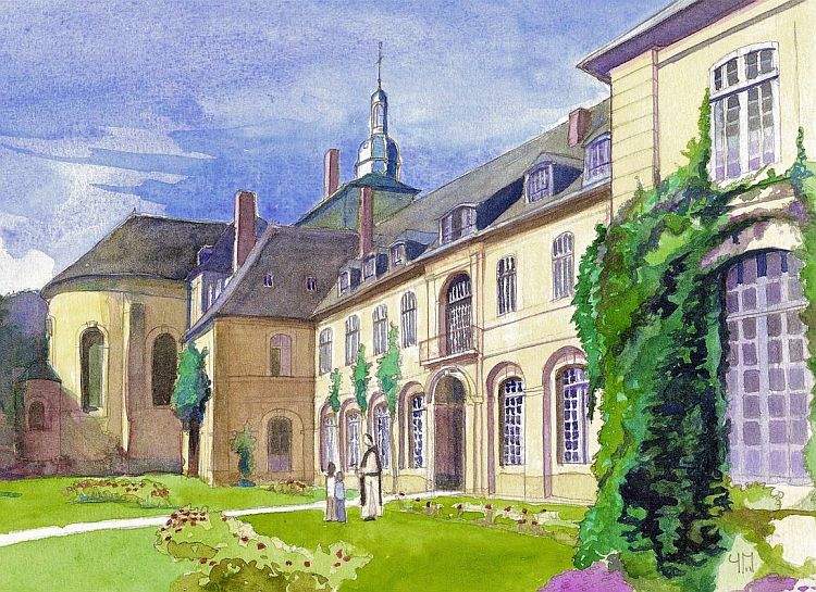 Abbaye de Valloires peinture