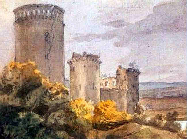 Remparts de  Coucy vers 1820
