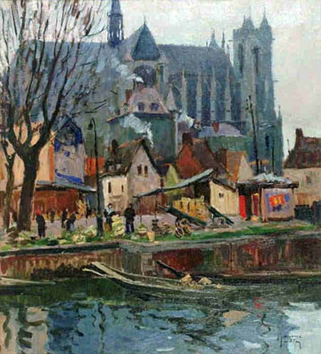 Amiens, la cath&eacute;drale par Maurice Martin