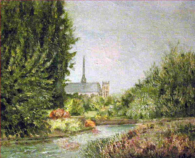 Cath&eacute;drale vue depuis les hortillonnages par Lefort