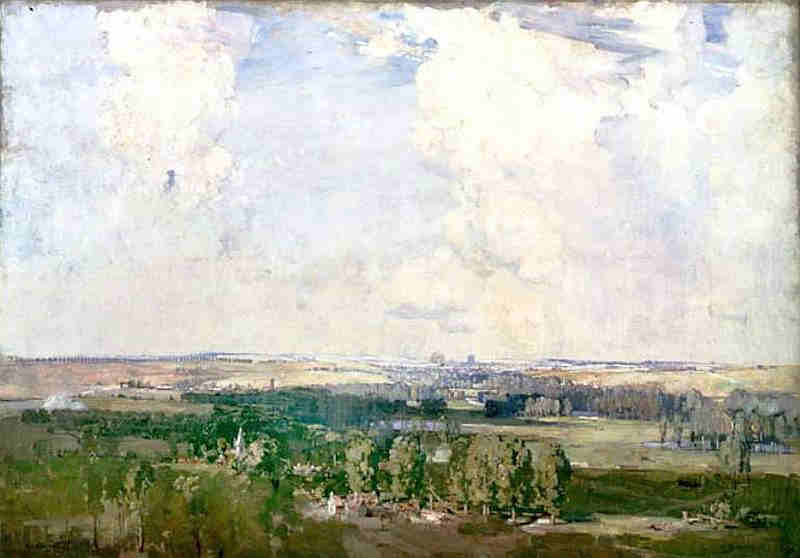Amiens, the  keys of the west by Arthur Streeton