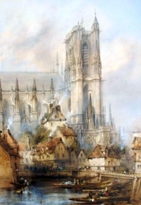 La cath&eacute;drale d'Amiens par Thomas Colman Dibdin