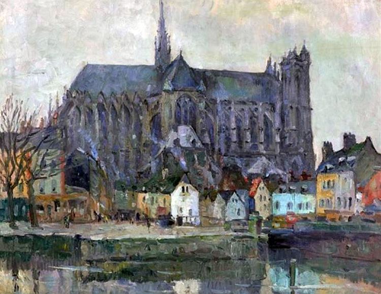 Amiens cathedrale apr Robert Pinchon