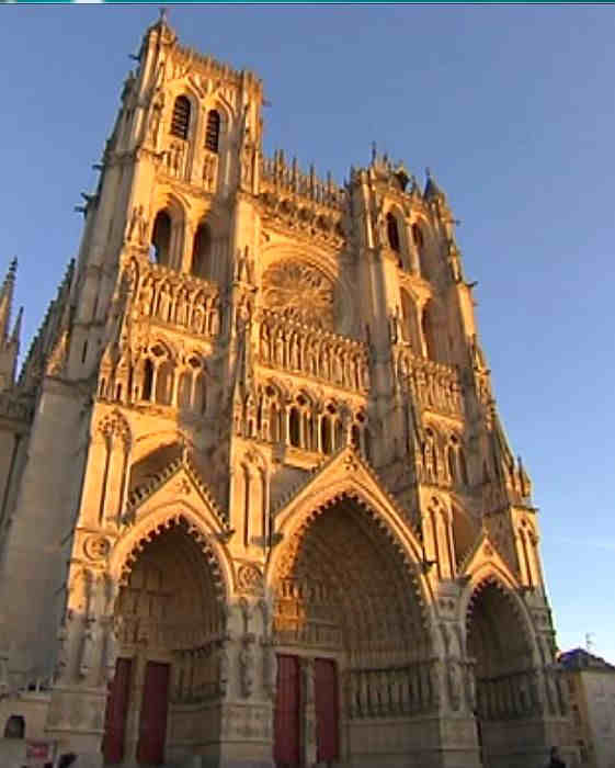 La cath&eacute;drale d'Amiens
