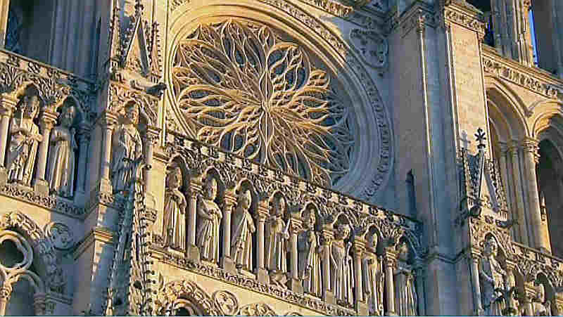 statuaire de la fa&ccedil;ade de la  cath&eacute;drale d'Amiens