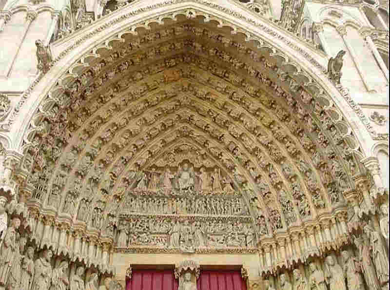 Portail du Jugement dernier  cath&eacute;drale d'Amiens