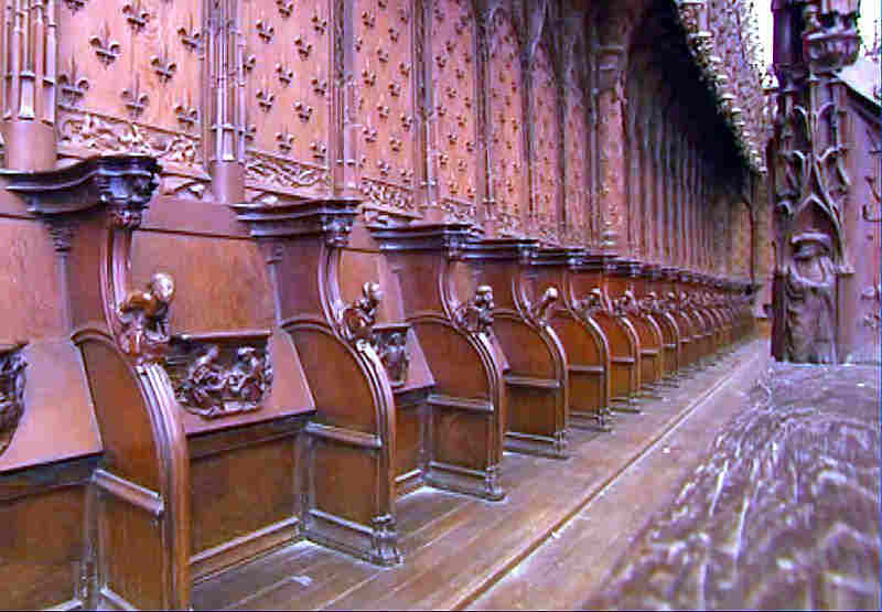 Stalles cath&eacute;drale d'Amiens