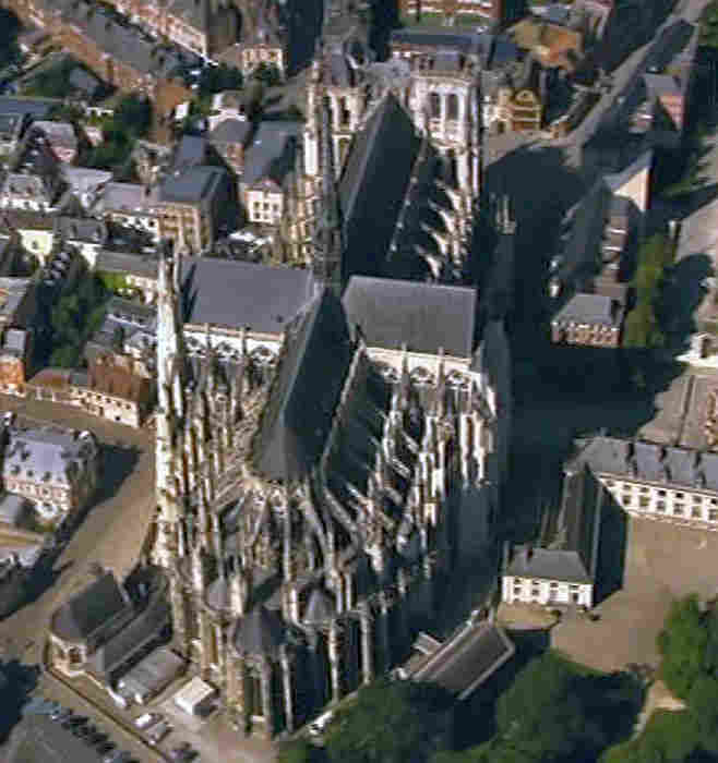 La cath&eacute;drale d'Amiens