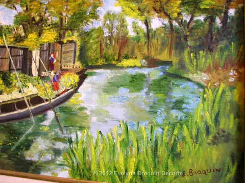  les hortillonnages d'Amiens par Evelyne Broquin Decorte