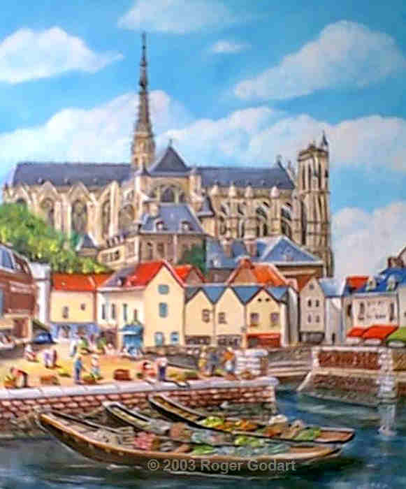 March&eacute; sur l'eau &agrave; Amiens par Roger Godart
