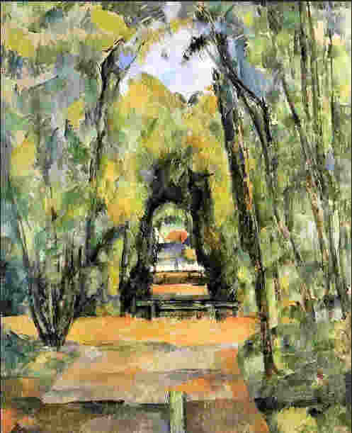 All&eacute;e &agrave; Chantilly par Paul C&eacute;zanne