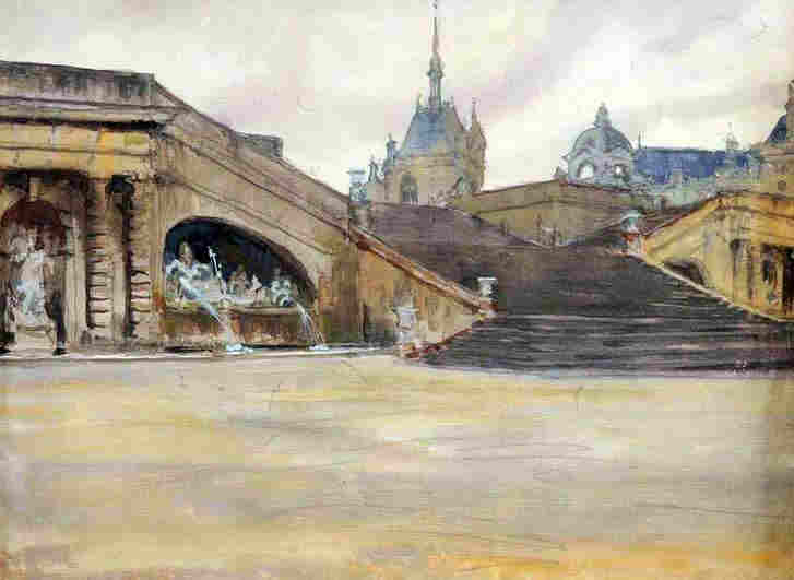 chateau de Chantilly par Alexander Benois
