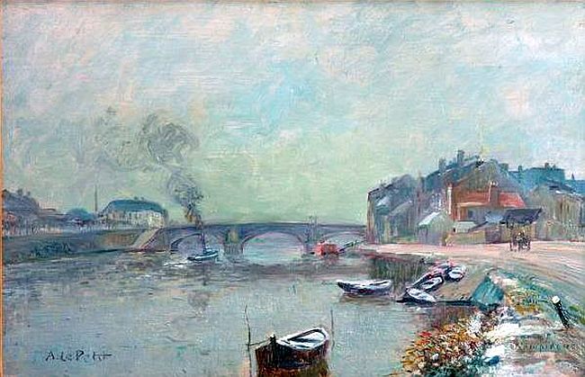 Bord de l'Oise &agrave; Compi&egrave;gne par Andr&eacute; Planson