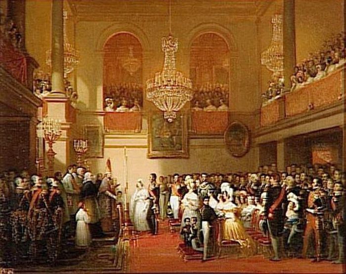 Mariage roi des Belges &agrave; Compi&egrave;gne par Joseph Court