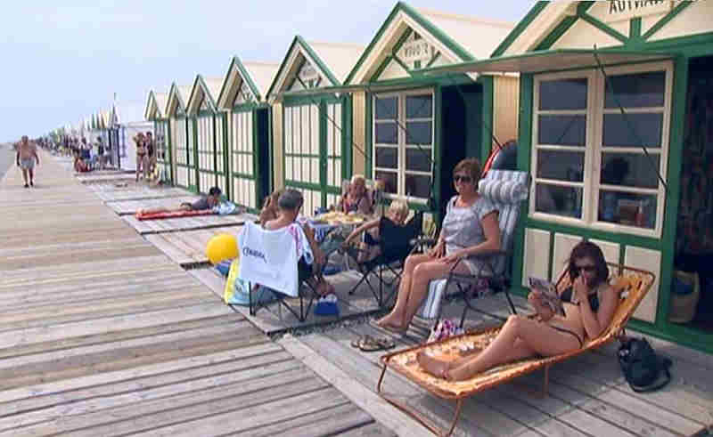 cabines de bain  &agrave; Cayeux-sur-Mer