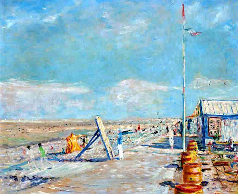 Cayeux, la plage par Lucien Adrion